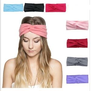 DRESHOW Headbands Elastic Head Wrap set of 7